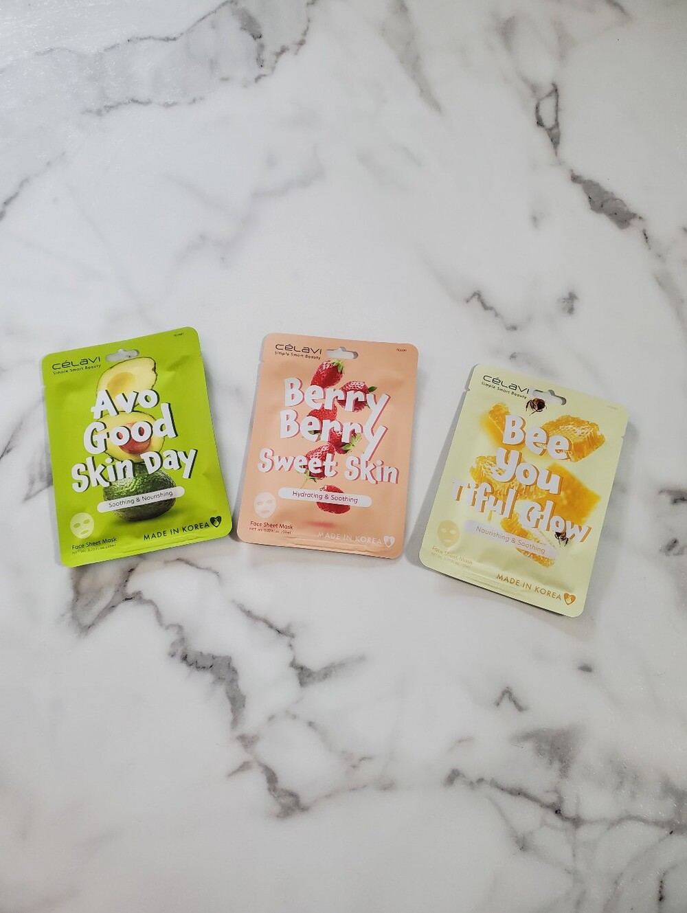 3 Celavi Face Sheet Masks S Korean Beauty